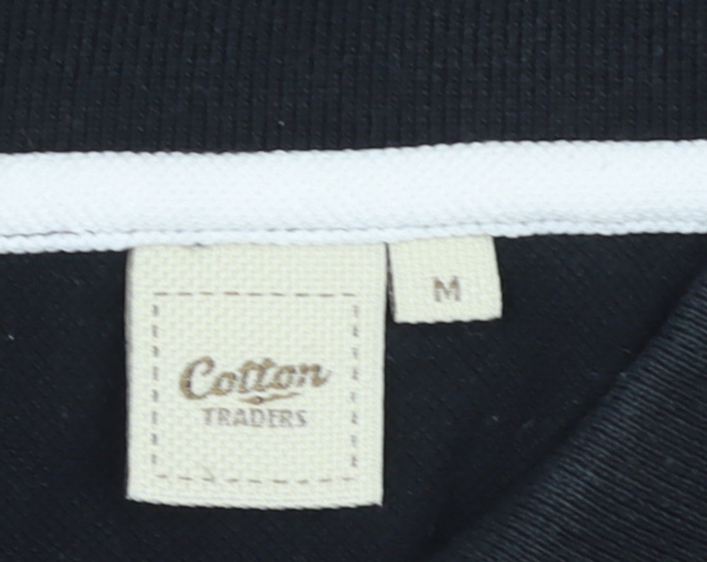 Mens UK Size M Cotton Traders 100% Cotton Polo Shirt