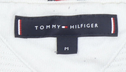Mens UK Size M Tommy Hilfiger Blue Pullover Jumper