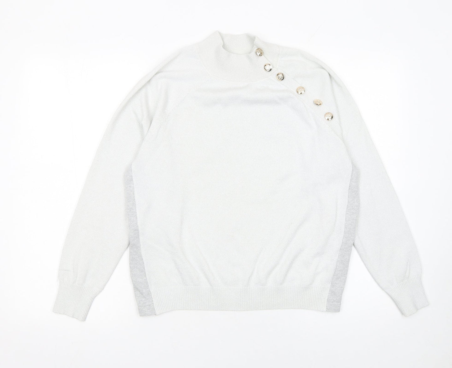 Womens UK Size M/L by clara Ivory Pullover Jumper