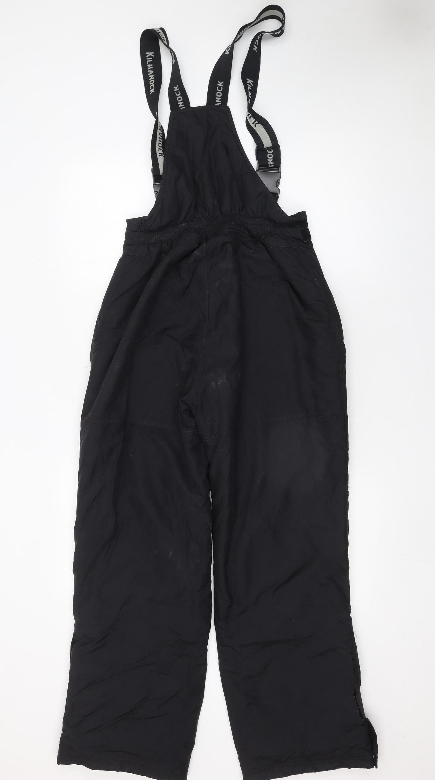 Womens UK Size 10 Kilmarnock Regular Fit Snow Pants Black Trousers