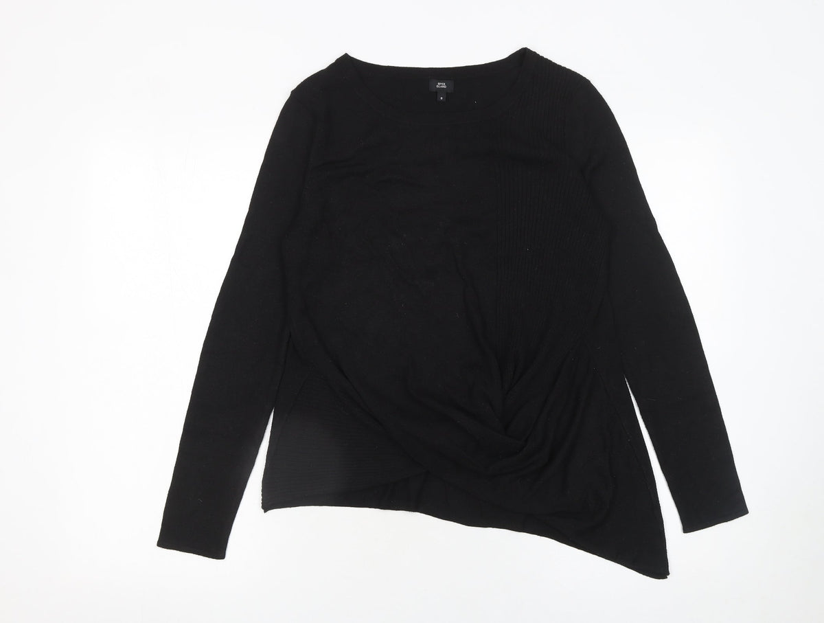 Womens UK Size 8 River Island Black Pullover Jumper