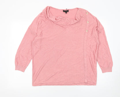 Womens UK Size L Phase Eight Pink Pullover Jumper
