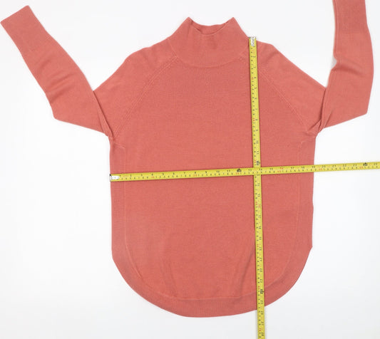Womens UK Size XS Marks and Spencer Pink Pullover Jumper