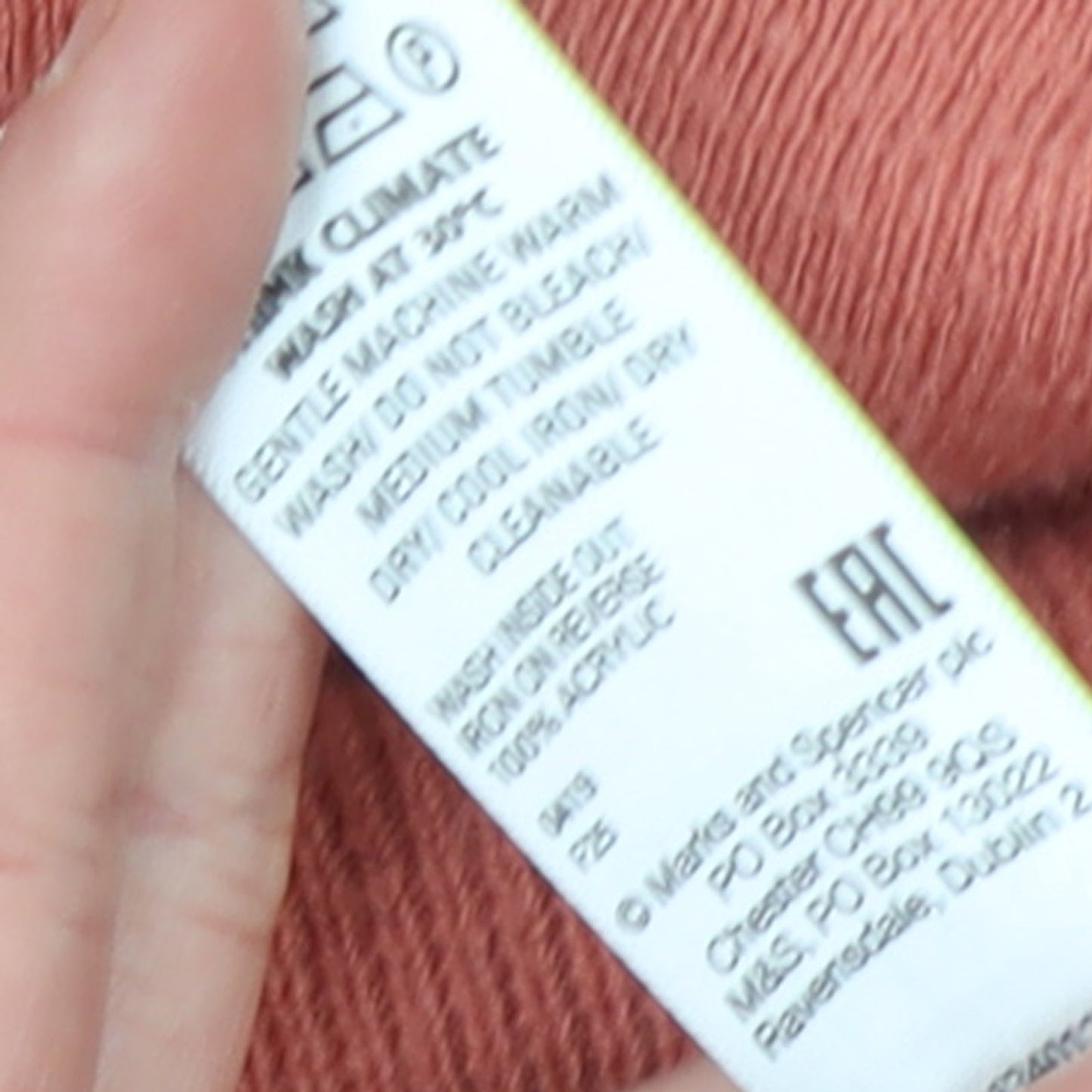 Womens UK Size XS Marks and Spencer Pink Pullover Jumper