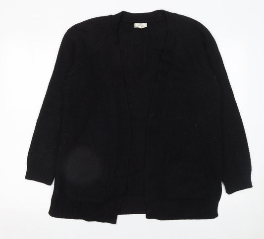 Womens UK Size 10 Fat Face Black Cardigan Jumper
