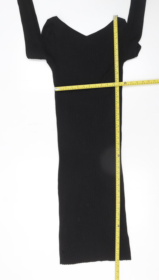 Womens UK Size 12 H&M Bodycon Dress