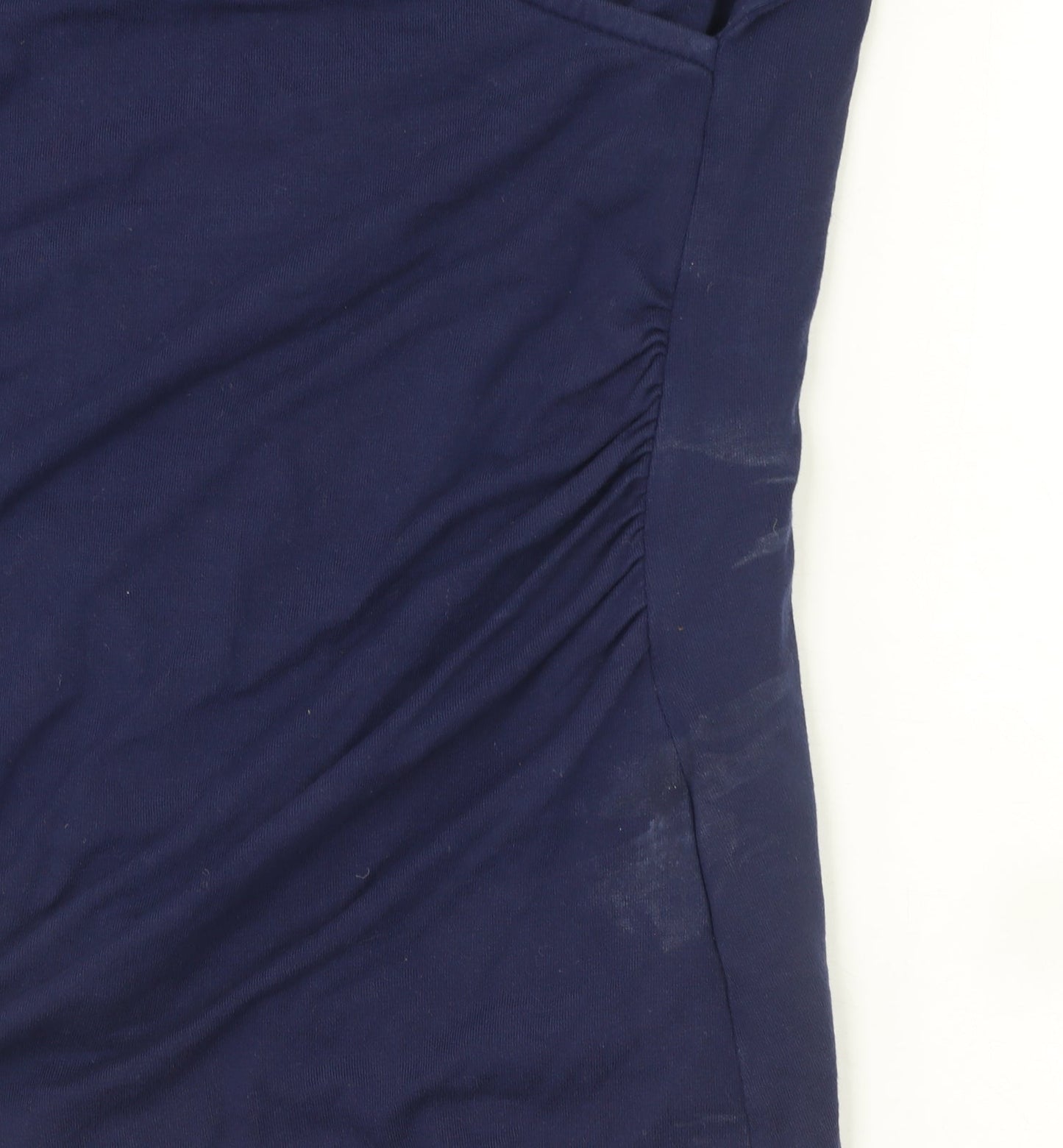 Womens UK Size 14 Charles Tyrwhitt Blue Wrap Blouse