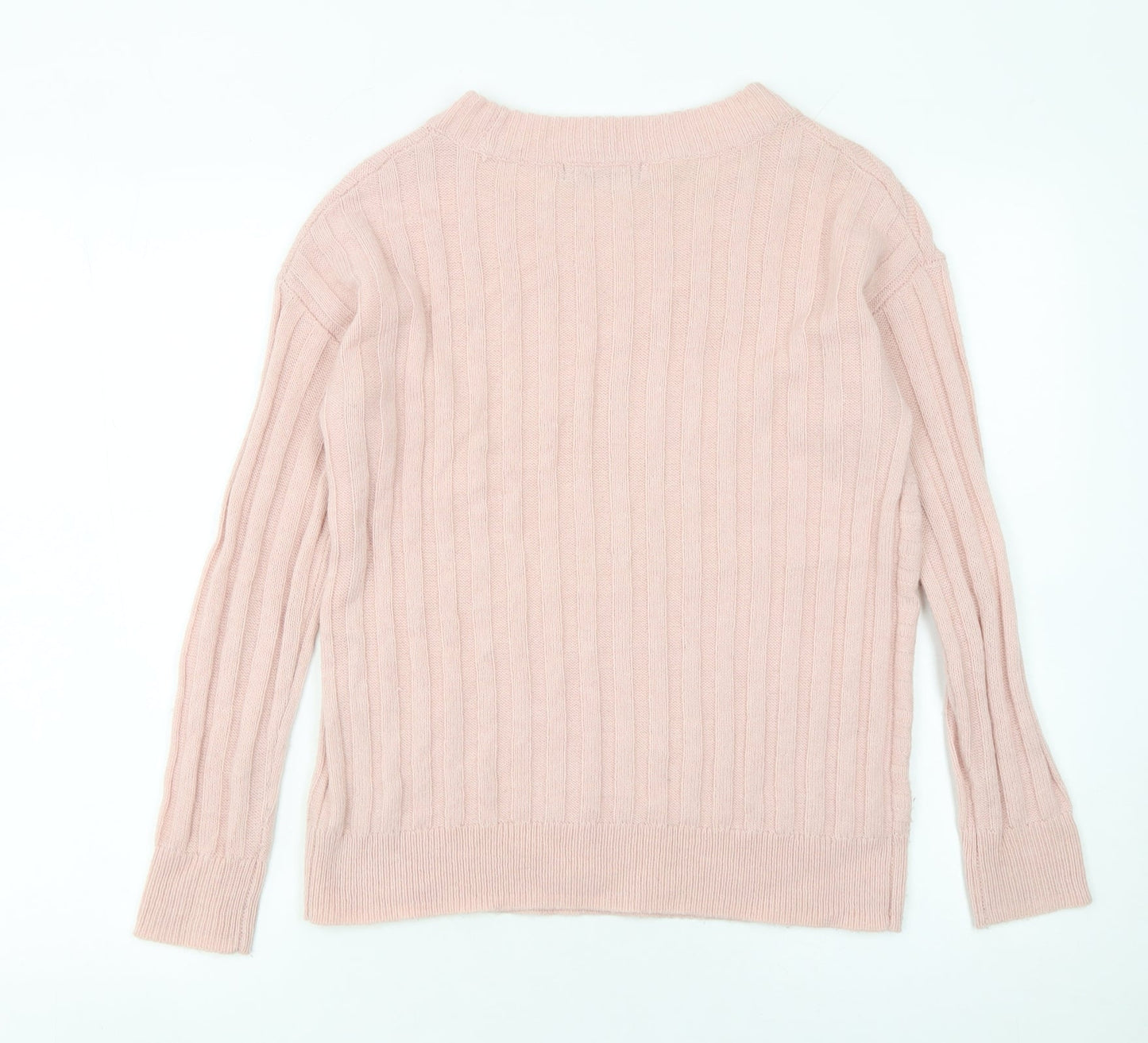 Womens UK Size XS Marks and Spencer Pink Pullover Jumper