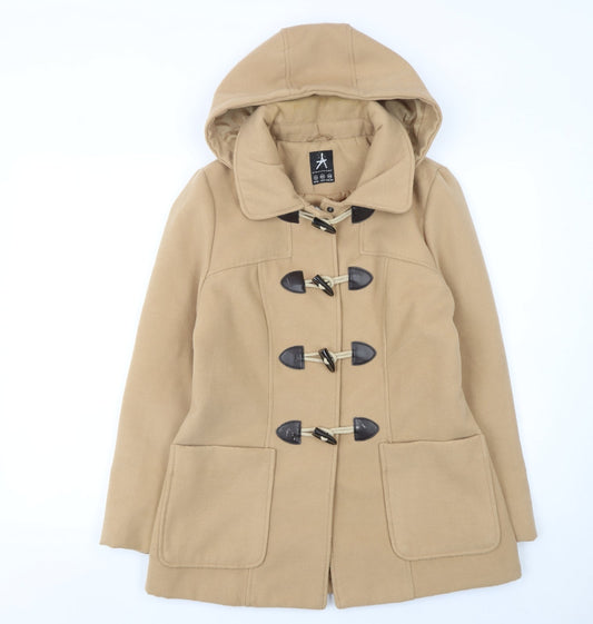 Womens UK Size 14 Atmosphere Beige Duffle Coat