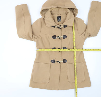 Womens UK Size 14 Atmosphere Beige Duffle Coat