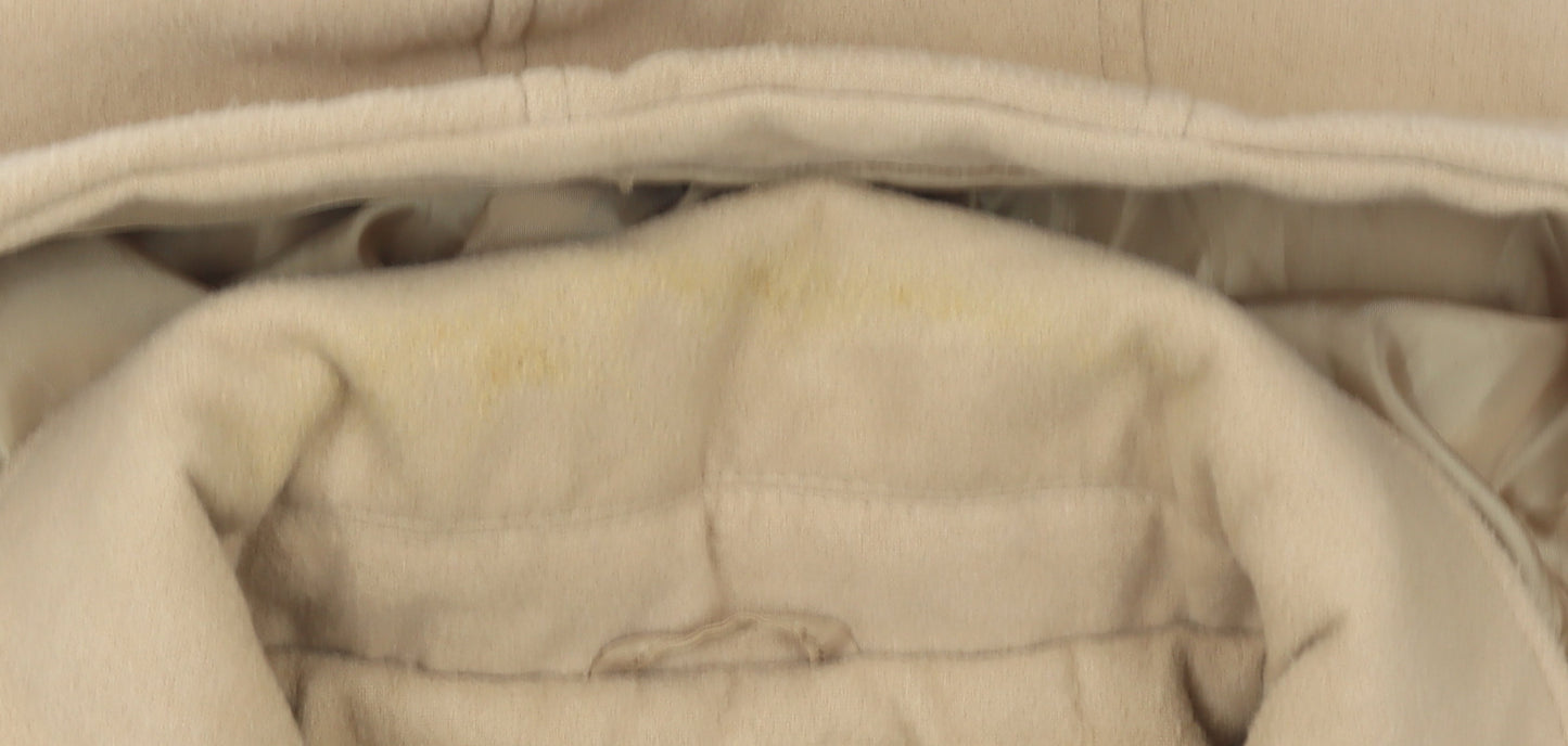 Womens UK Size 14 Atmosphere Beige Duffle Coat