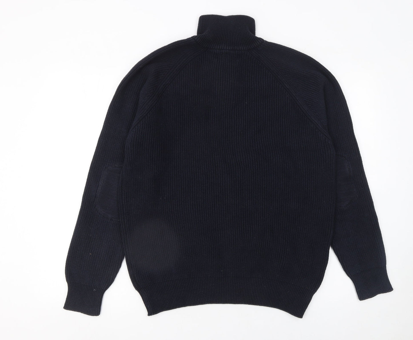 Mens UK Size XL NEXT Blue Henley Jumper