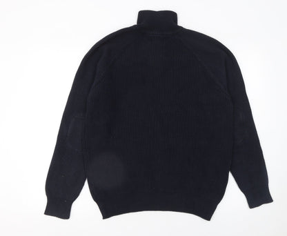 Mens UK Size XL NEXT Blue Henley Jumper