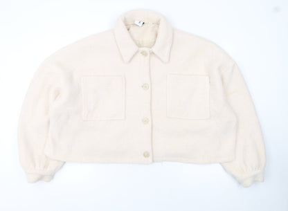 Womens UK Size 18 COLLUSION Beige Basic Jacket