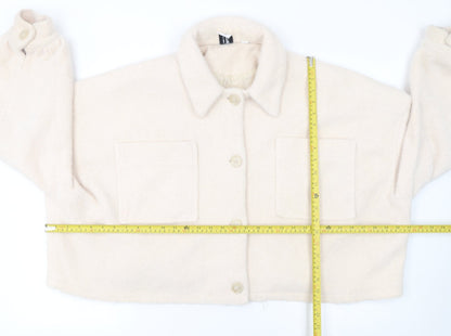 Womens UK Size 18 COLLUSION Beige Basic Jacket