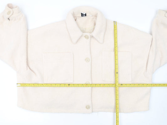 Womens UK Size 18 COLLUSION Beige Basic Jacket
