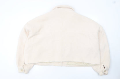 Womens UK Size 18 COLLUSION Beige Basic Jacket