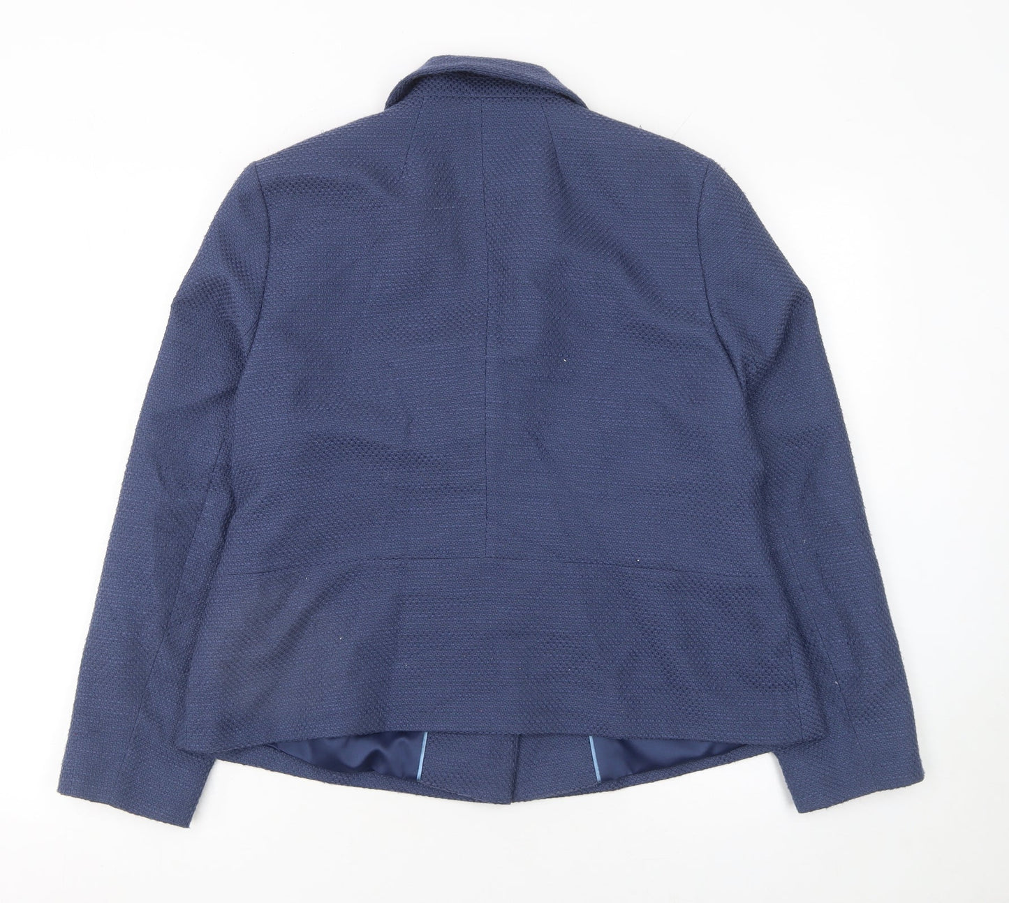 Womens UK Size 14 Eastex Regular Blue Blazer