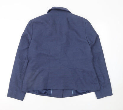 Womens UK Size 14 Eastex Regular Blue Blazer