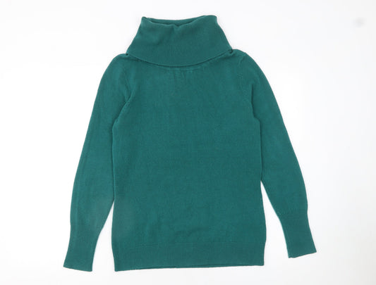 Womens UK Size 14 M&Co Green Pullover Jumper