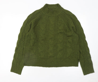 Womens UK Size S J.CREW Green Pullover Jumper