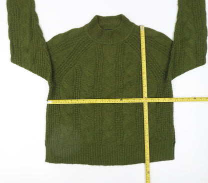 Womens UK Size S J.CREW Green Pullover Jumper
