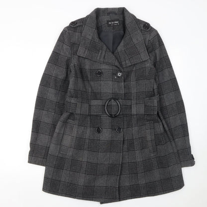 Womens UK Size 12 De la Crème Grey Trench Coat