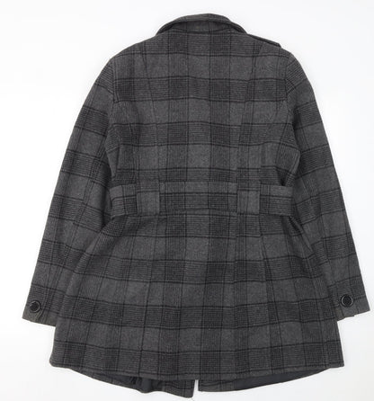 Womens UK Size 12 De la Crème Grey Trench Coat