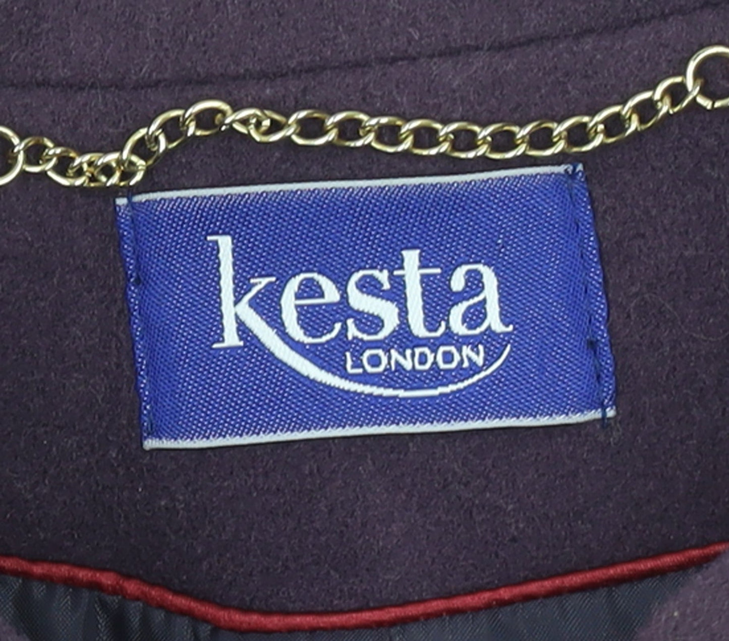 Womens UK Size 16 Kesta London Purple Overcoat