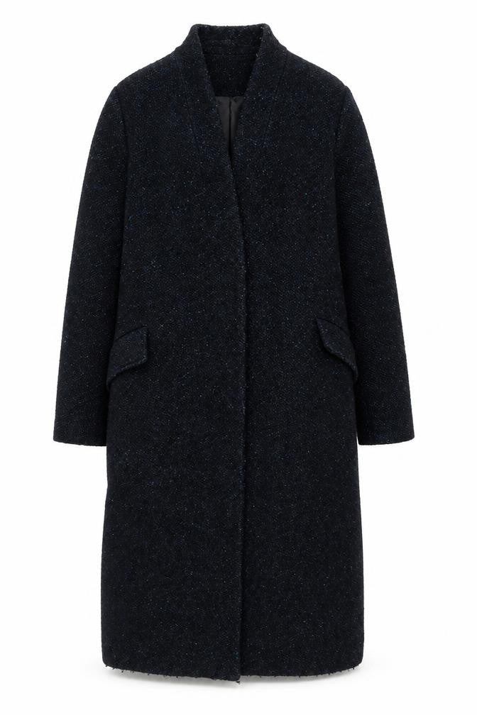 Womens UK Size 6 ASOS Black Overcoat