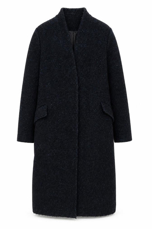 Womens UK Size 6 ASOS Black Overcoat