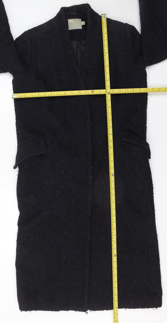 Womens UK Size 6 ASOS Black Overcoat