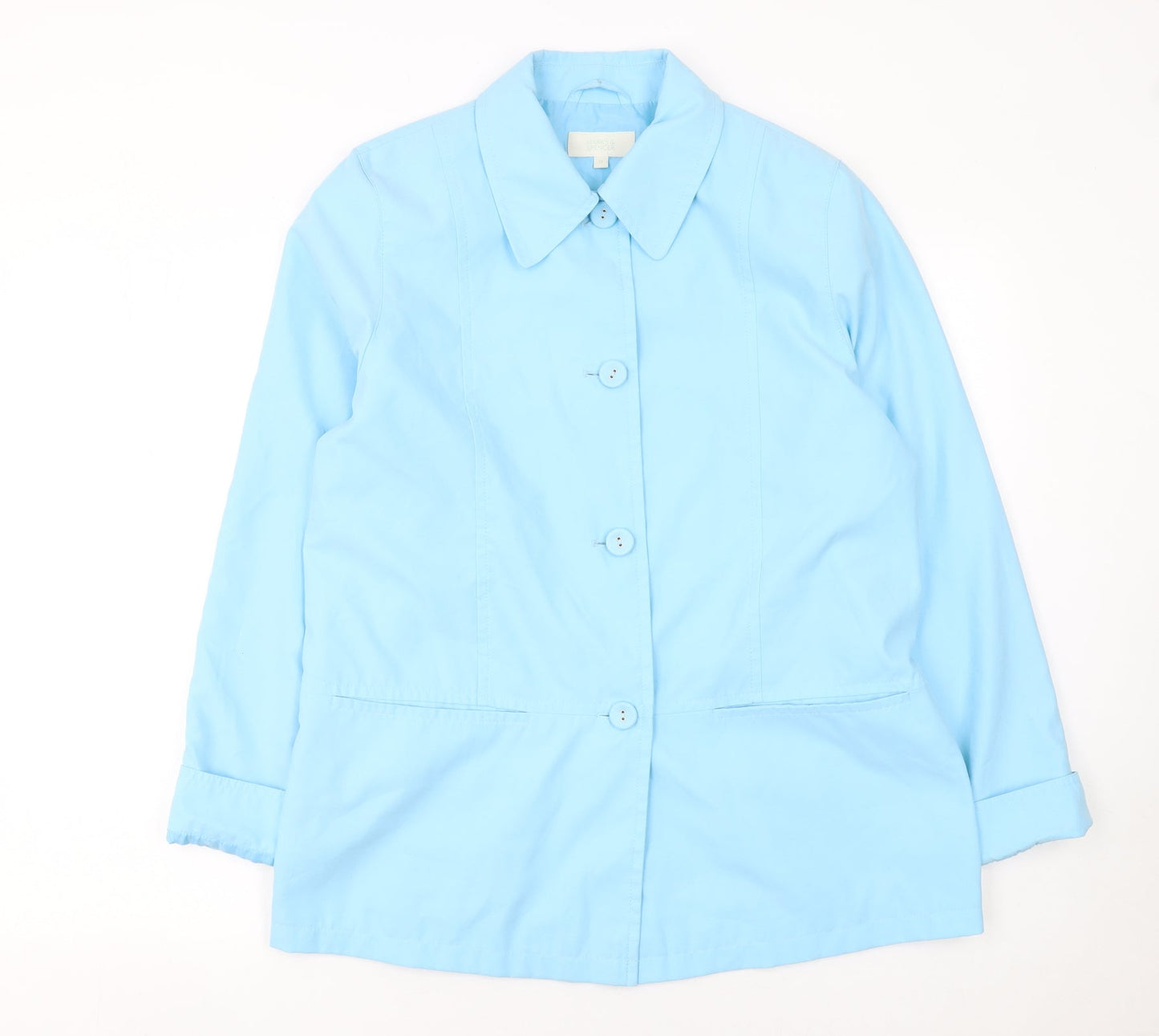 Womens UK Size 14 Marks and Spencer Blue Basic Jacket