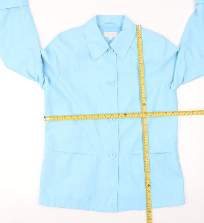 Womens UK Size 14 Marks and Spencer Blue Basic Jacket