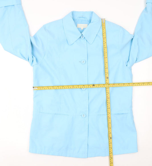 Womens UK Size 14 Marks and Spencer Blue Basic Jacket