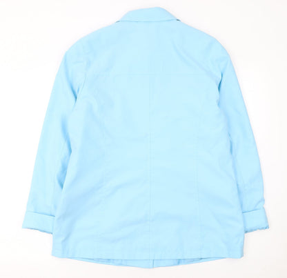 Womens UK Size 14 Marks and Spencer Blue Basic Jacket