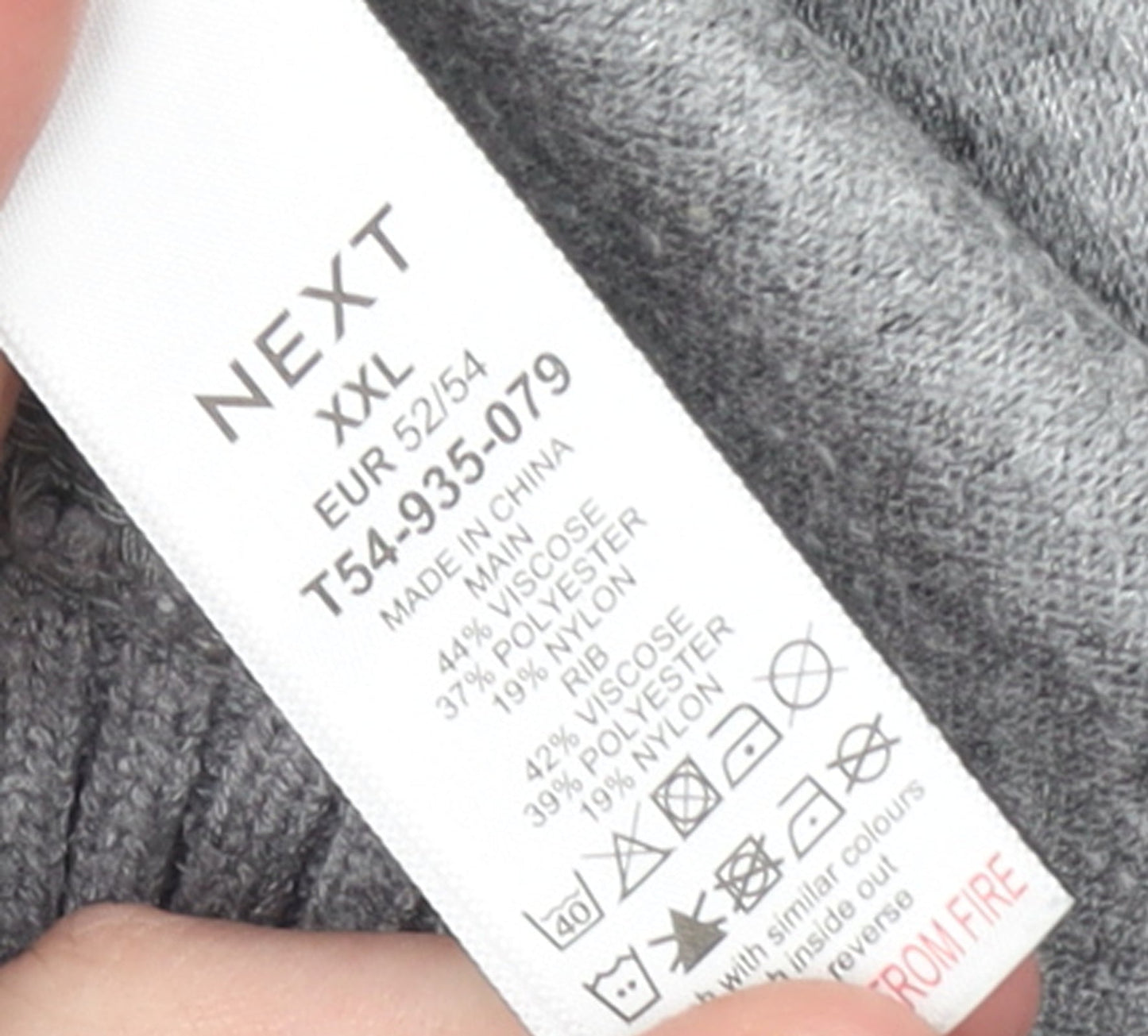 Womens UK Size 2XL NEXT Grey Pullover Jumper