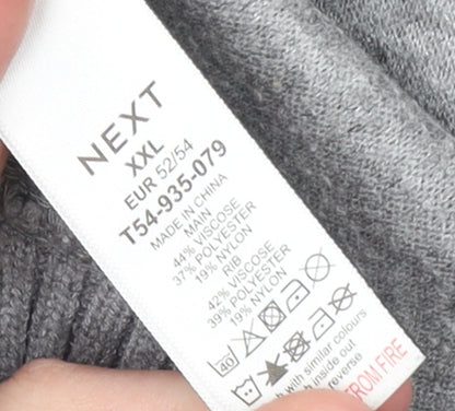 Womens UK Size 2XL NEXT Grey Pullover Jumper