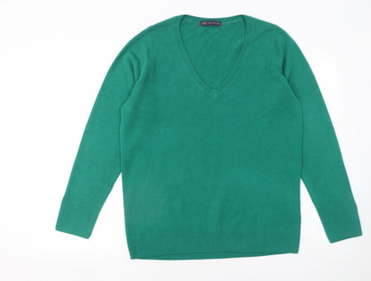 Womens UK Size 16 Marks and Spencer Green Pullover Jumper