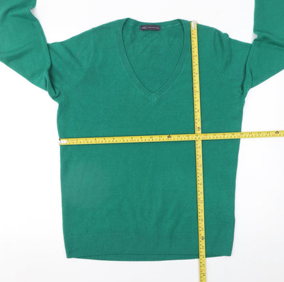 Womens UK Size 16 Marks and Spencer Green Pullover Jumper