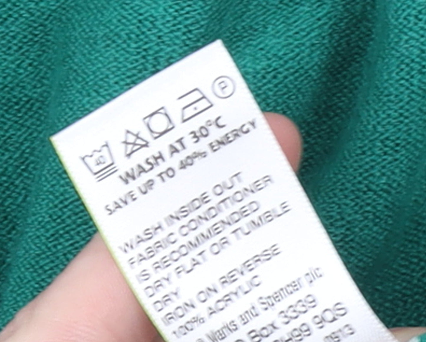 Womens UK Size 16 Marks and Spencer Green Pullover Jumper