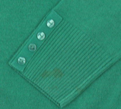 Womens UK Size 16 Marks and Spencer Green Pullover Jumper