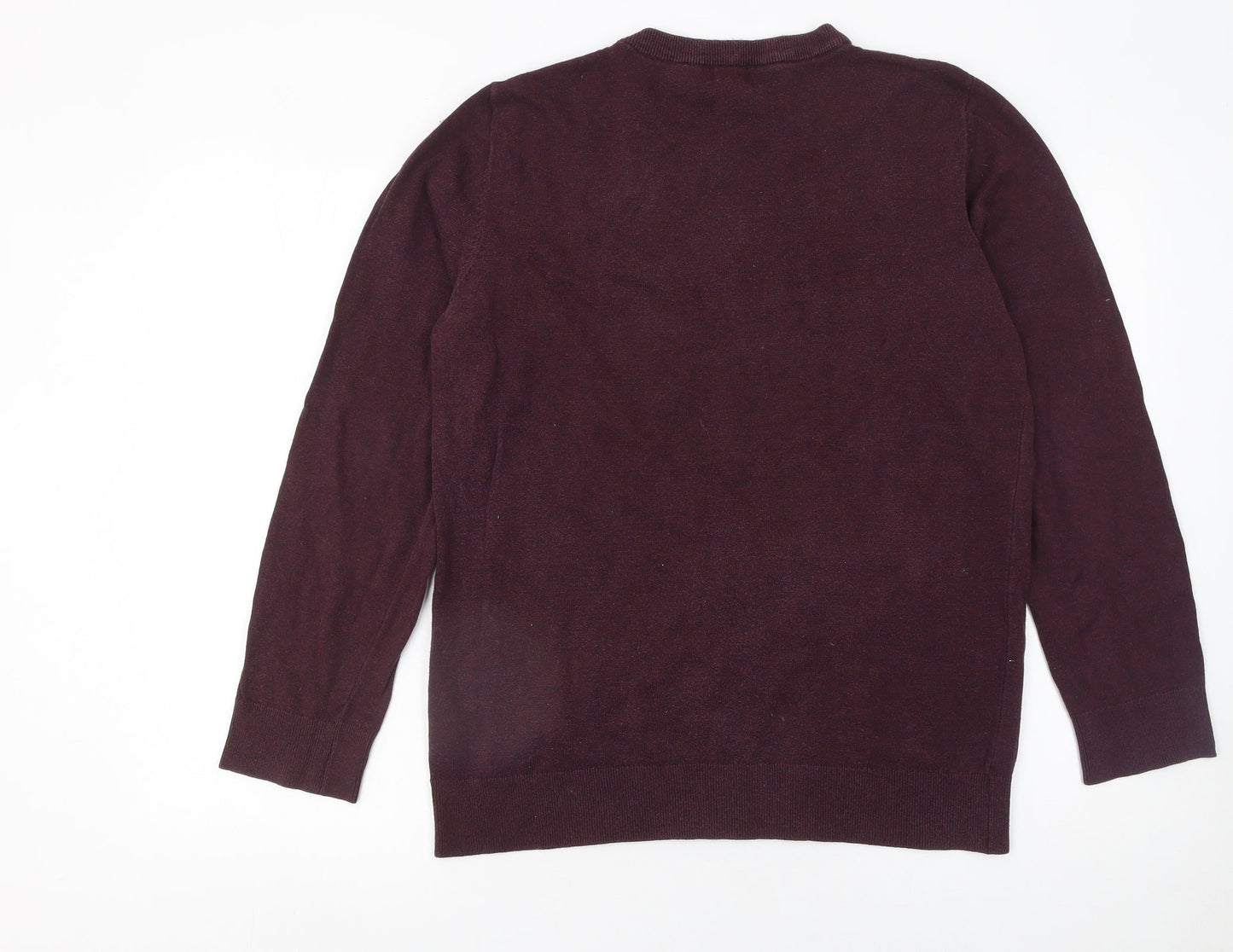 Mens UK Size M H&M Purple Pullover Jumper