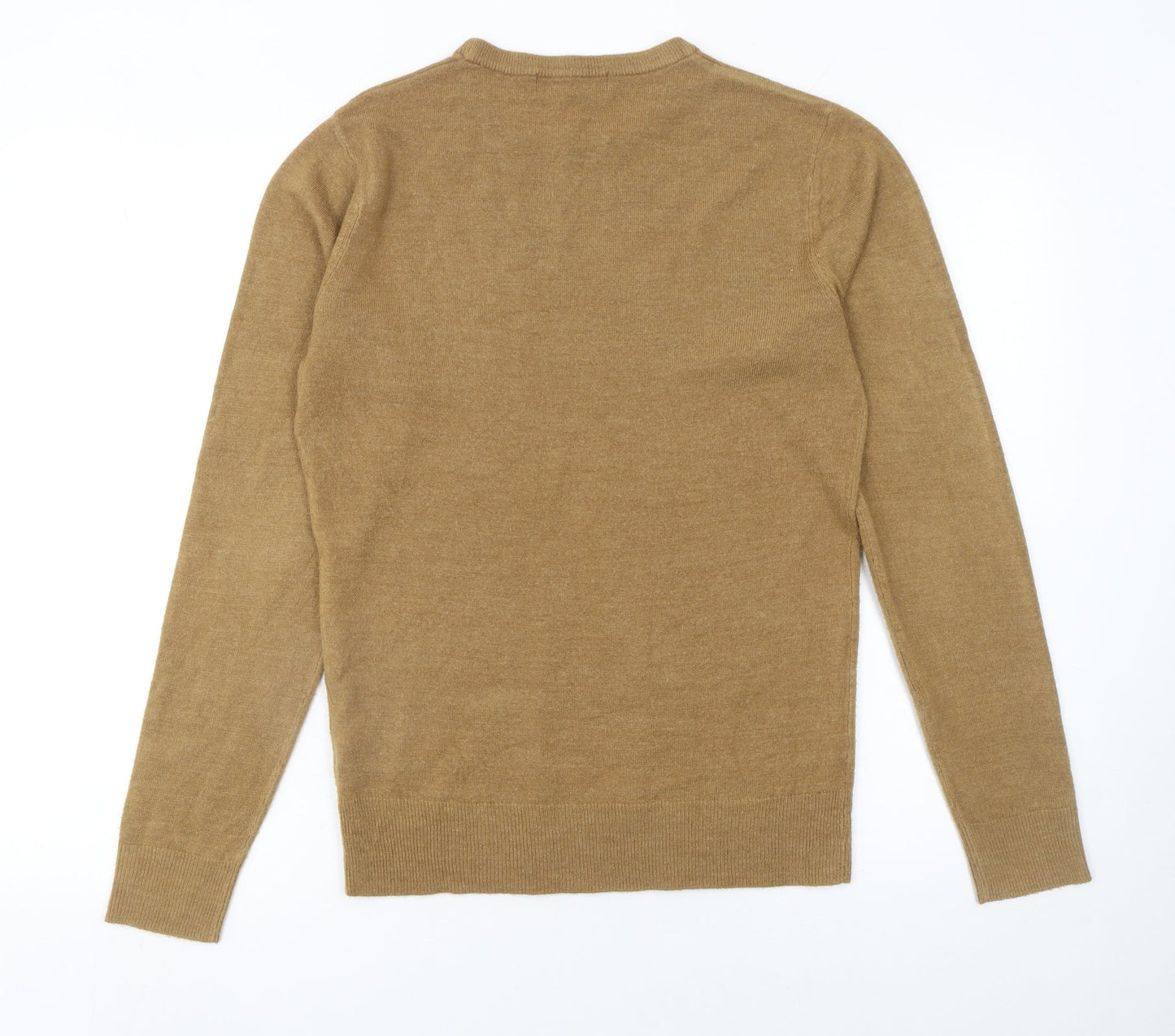 Mens UK Size XS Cedarwood State Beige Pullover Jumper