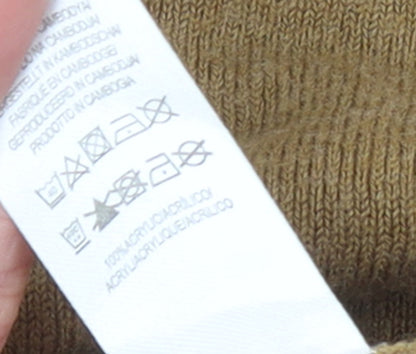 Mens UK Size XS Cedarwood State Beige Pullover Jumper