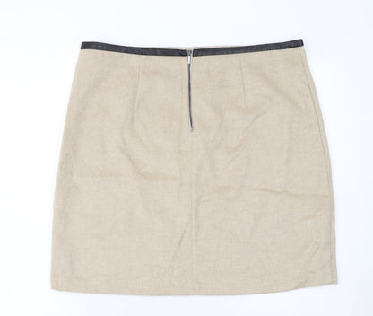 Womens UK Size 18 Marks and Spencer Straight & Pencil Twill Skirt