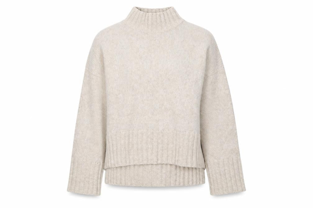 Womens UK Size M New Look Beige Pullover Jumper