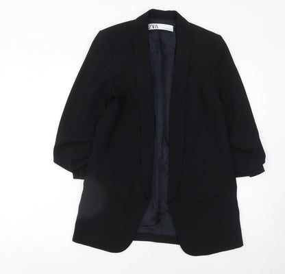 Womens UK Size XS Zara Regular Black Blazer