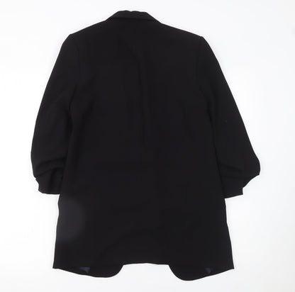 Womens UK Size XS Zara Regular Black Blazer