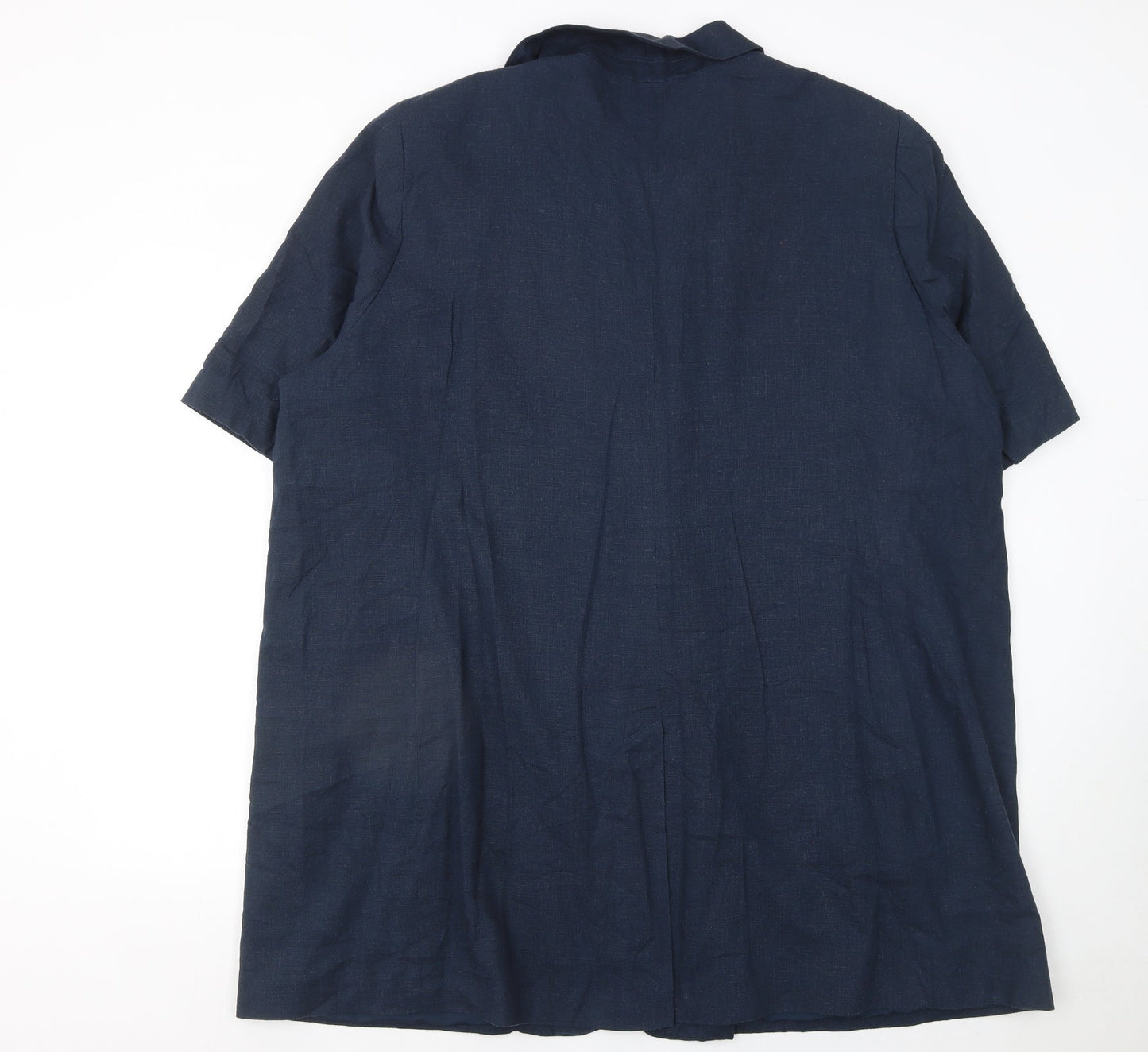 Womens UK Size 24 NEXT Plus Blue Blazer